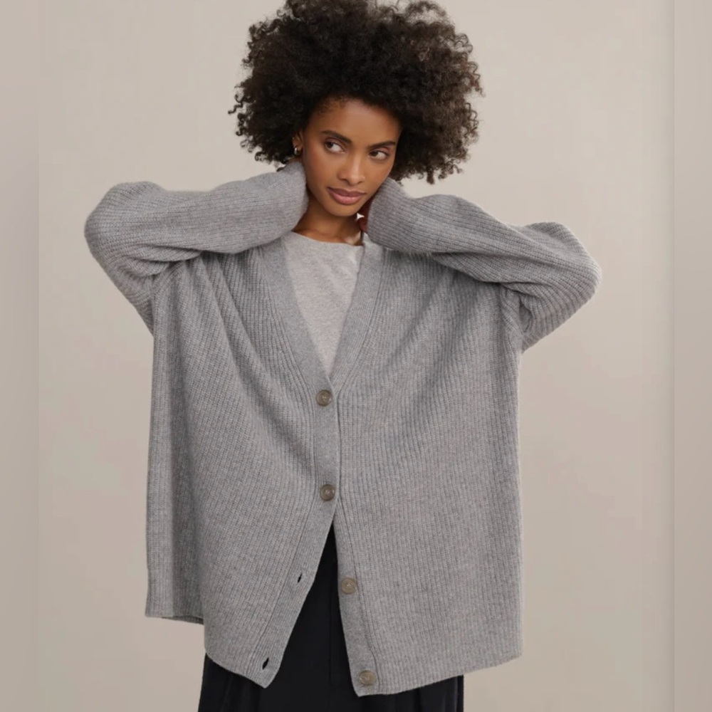 Gray Women's Jenni Kayne cashmere cocoon cardigan